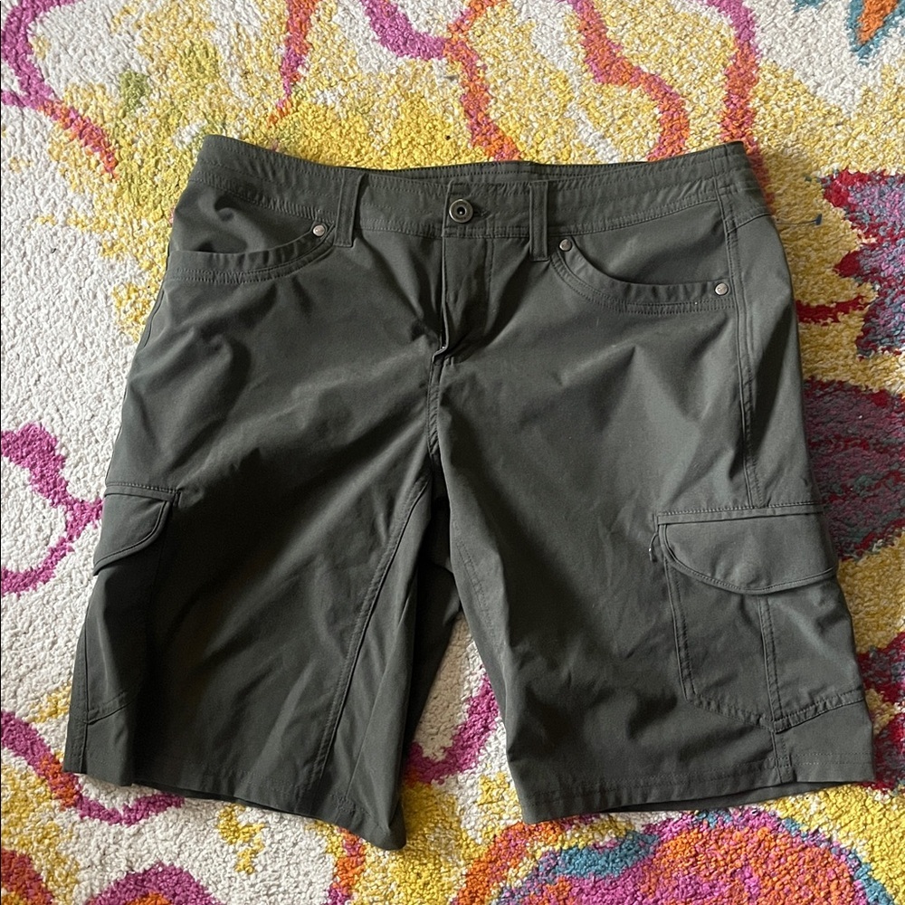 Kuhl Olive Green Women's Hiking Shorts - Picture 5 of 10